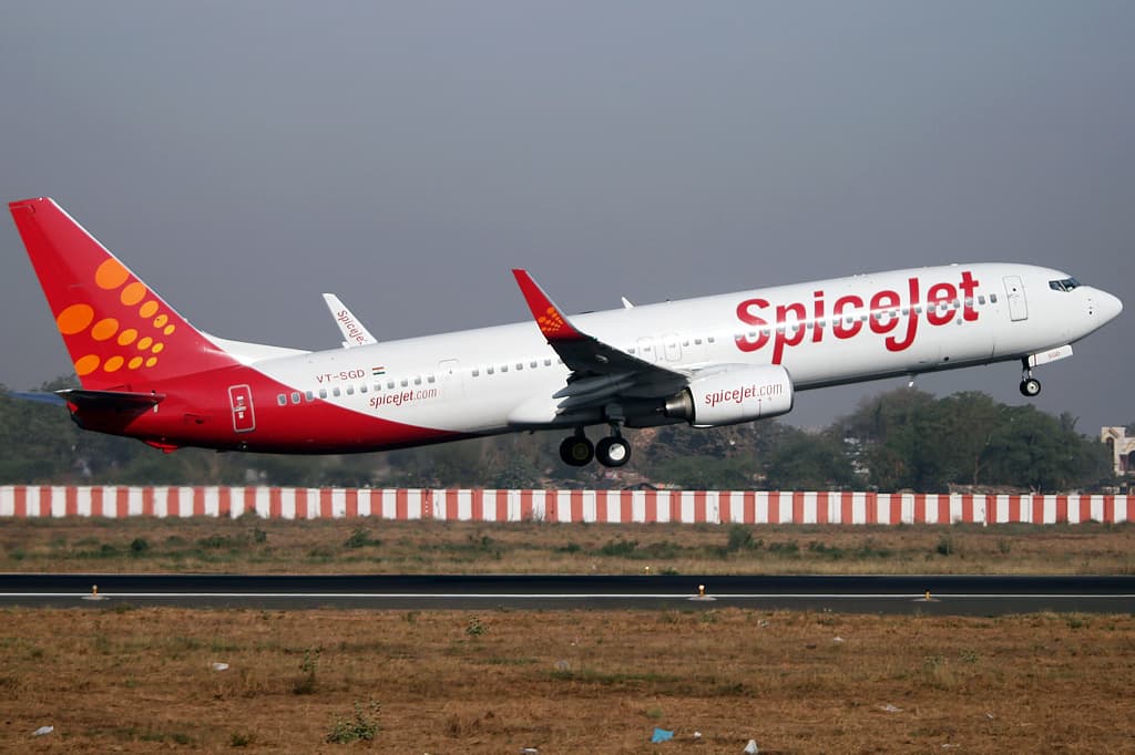 SpiceJet aircraft