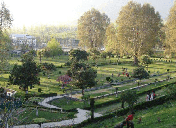 <img class="alignnone size-medium wp-image-11667"
src="https://kashmirtickets.com/wp-content/uploads/2023/03/Screenshot-2026-03-27-121234-600x438.png"
alt="Harwan Garden in Srinagar Kashmir with natural spring flowing through cascading terraces and lush greenery"