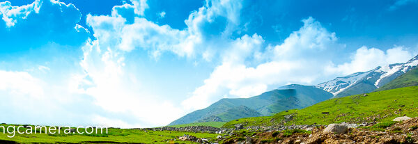 At 12450 feet with 360 degree panoramic view of Himalayan ranges green meadows and snow capped peaks