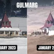Gulmarg in Jan 2024