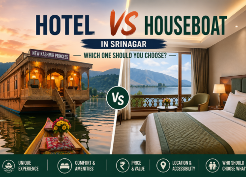 Hotel vs Houseboat in Srinagar – Which One Should You Choose?